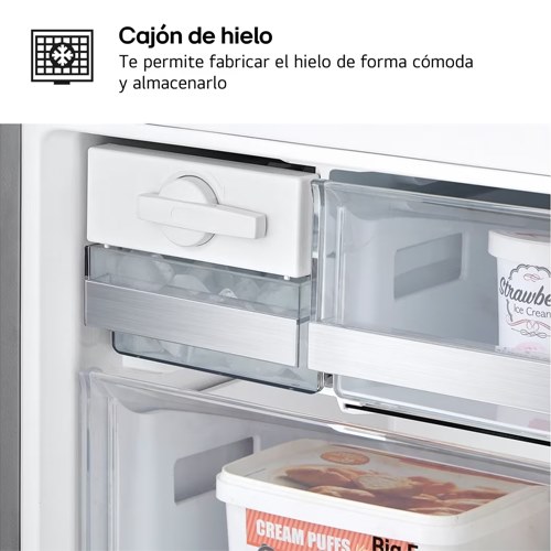 FRIGORIFICO LG GBB569NSAGB COMBI ACERO 185CM 70CM